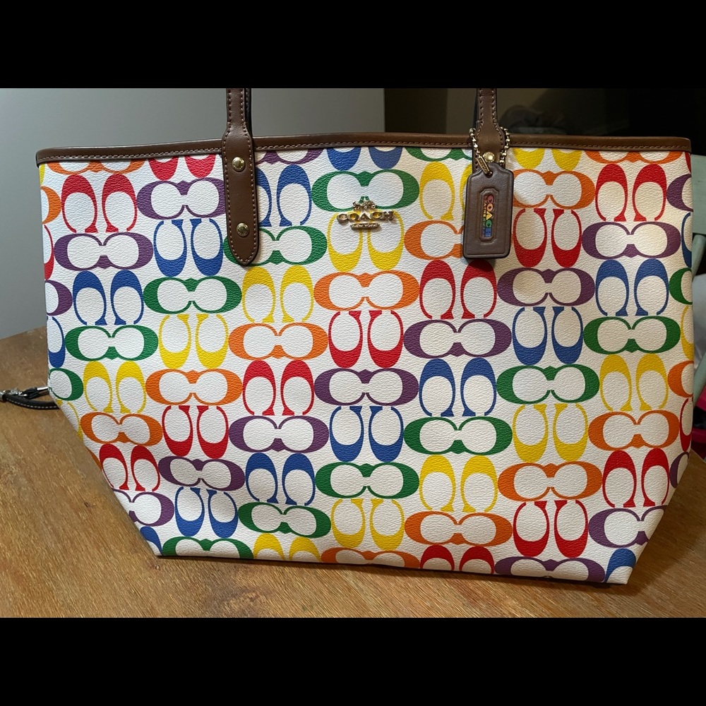 Coach tote purse